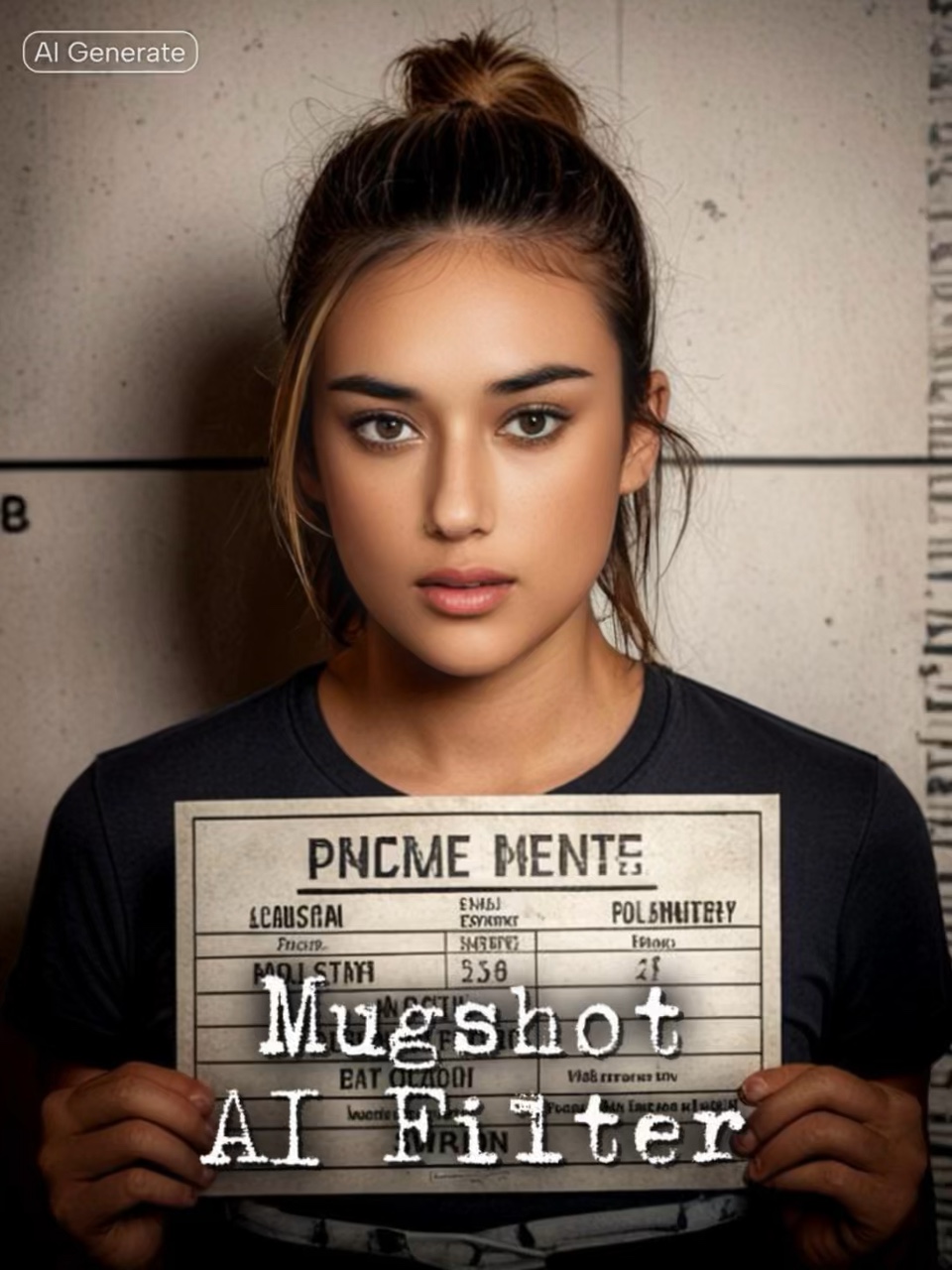 Mugshot AI Filter 