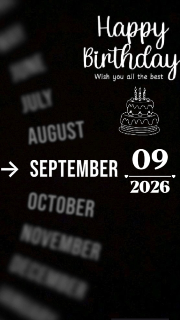 CUMPLEAÑOS 9 DE SEPTIEMBRE