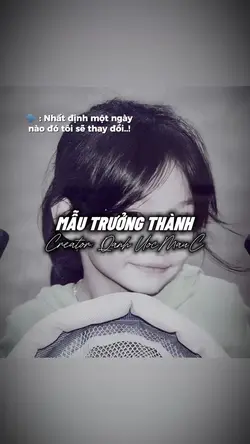 MẪU TRƯỞNG THÀNH