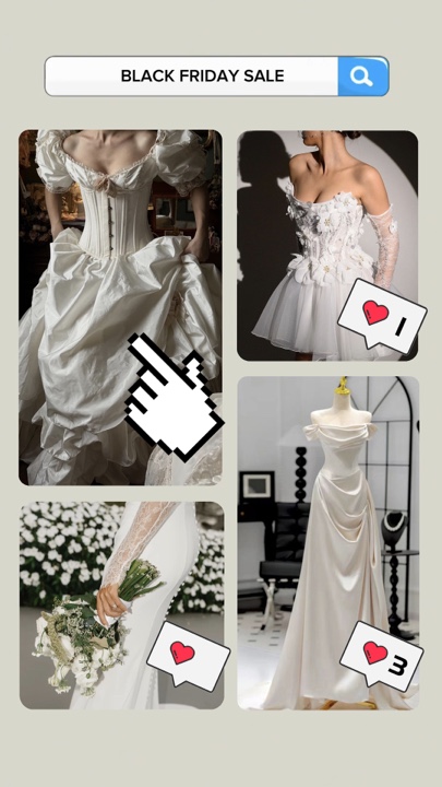 Roupas de casamento pretas