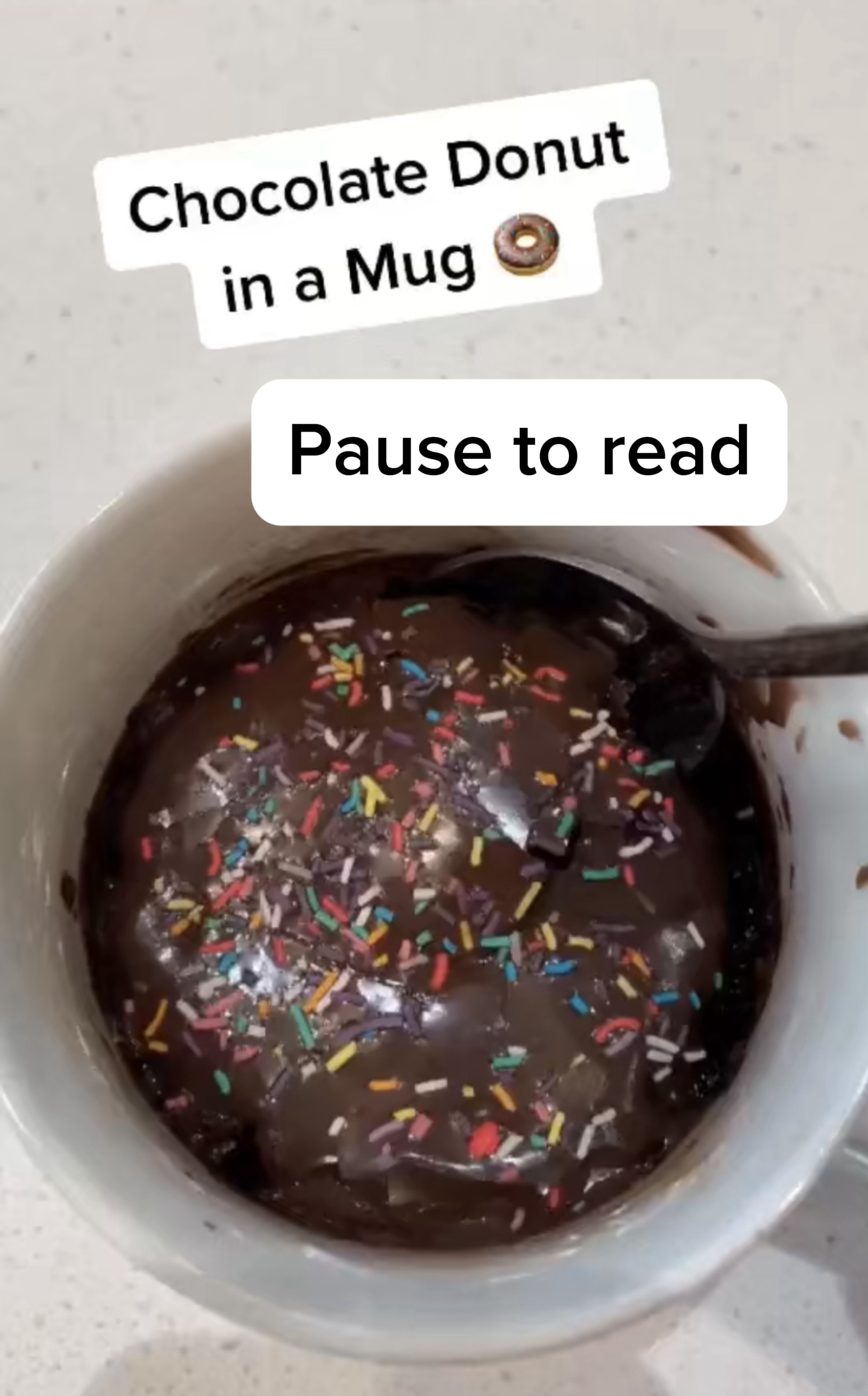 Chocolate Mug Donu