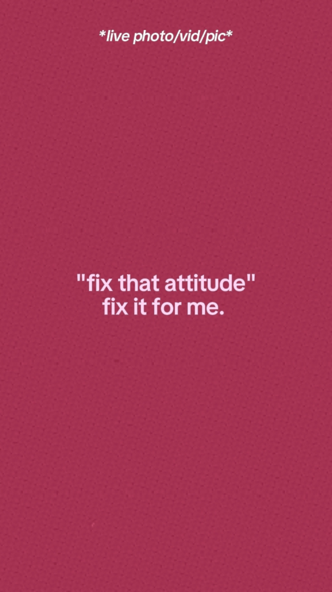 Fix That Attitude. 