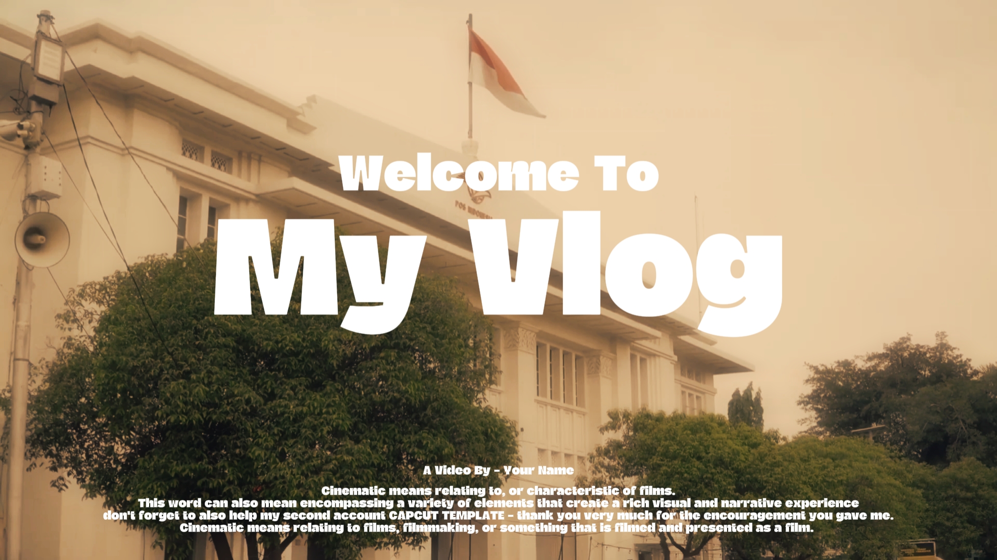 SELAMAT DATANG DI VLOG SAYA 