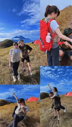 4 foto digunung