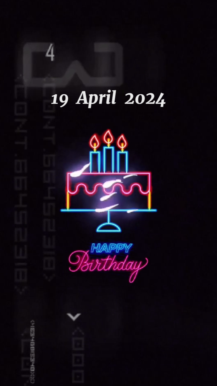 Birthday 19 april