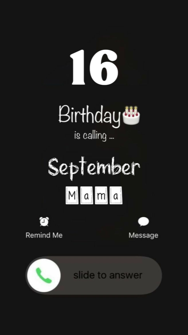 HBD MAMA 16 SEPTEMBE