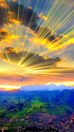 Sunset glow
