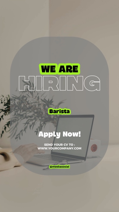 We Are Hiring 