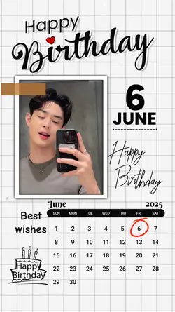 HBD 6 JUNE 2025