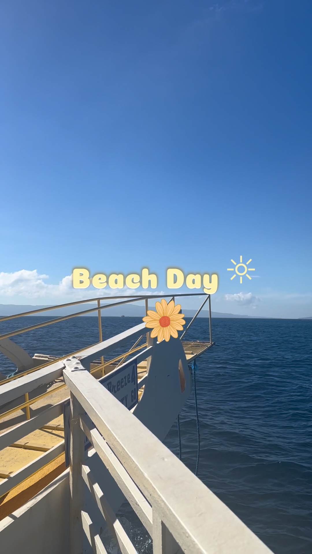 Plantilla de día de playa
