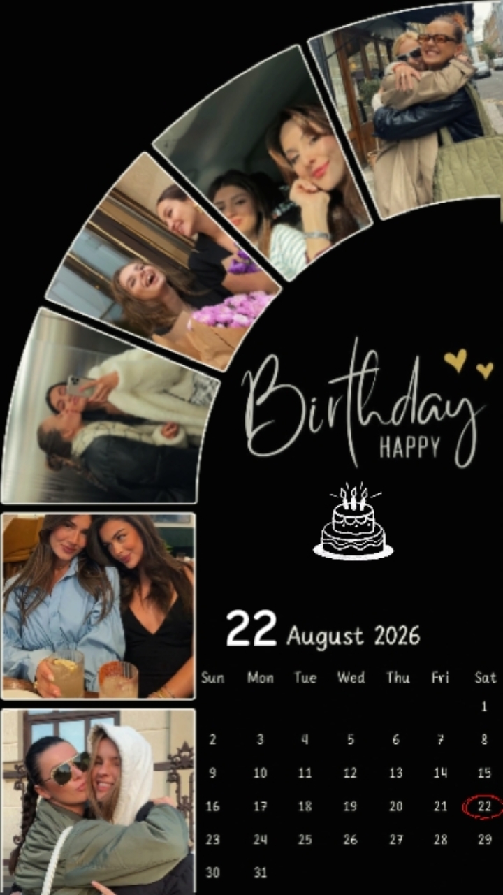 BIRTHDAY 22 AUGUST 