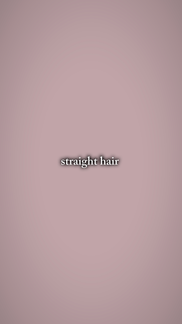 cheveux raides 