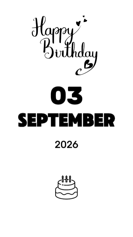 HBD IBU 3 SEPTEMBER 