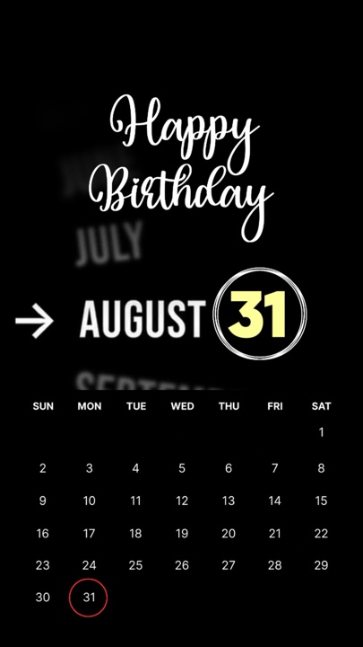 ULANG TAHUN 31 AGUSTUS