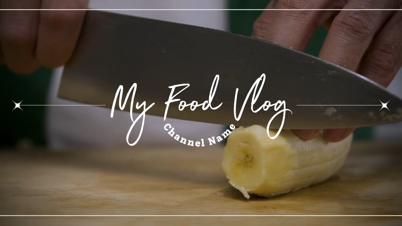 Food Vlog Intro
