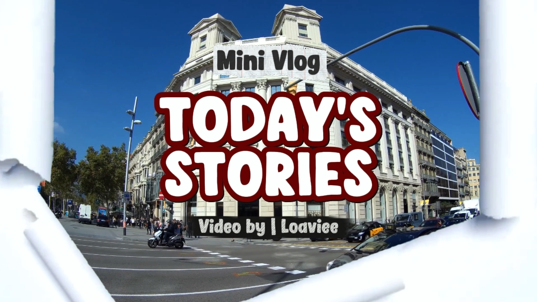 La historia de hoy del vlog