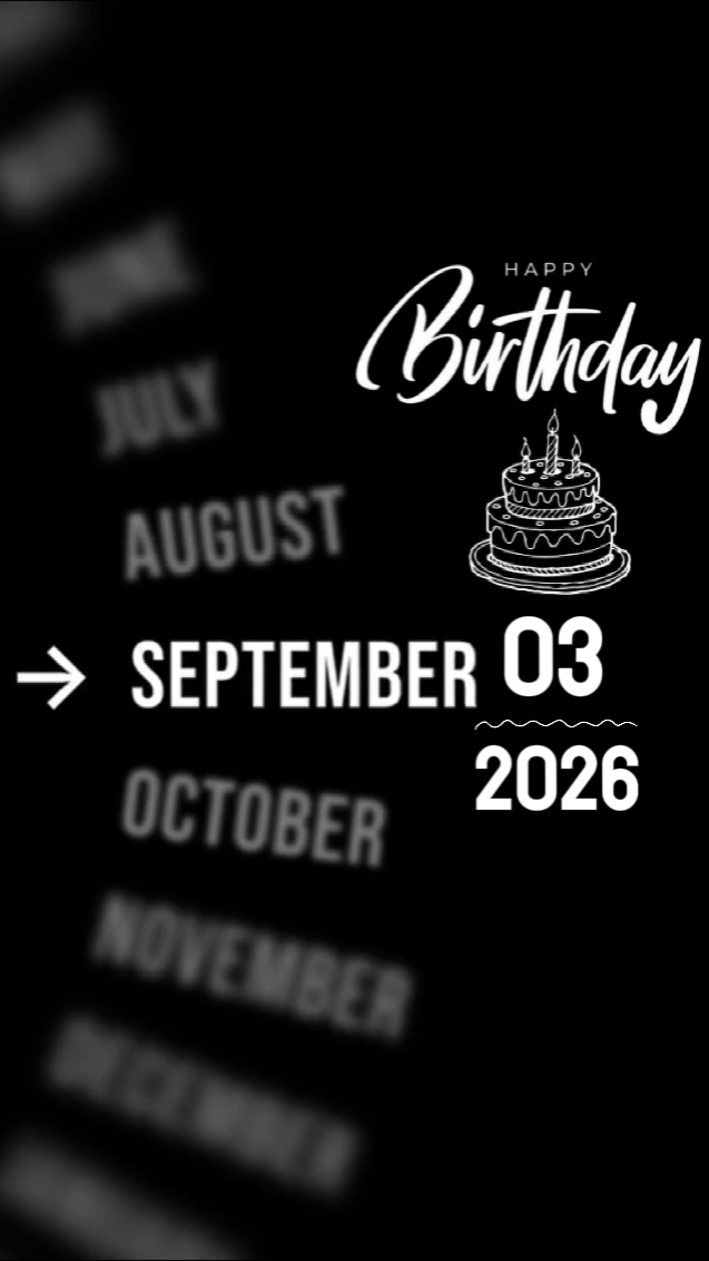 HBD SON 03 SEPTEMBER