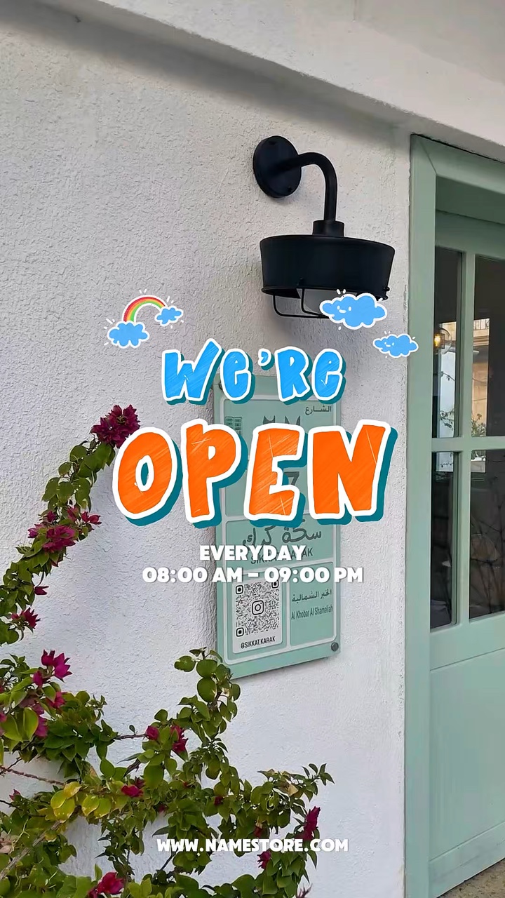 we're open 