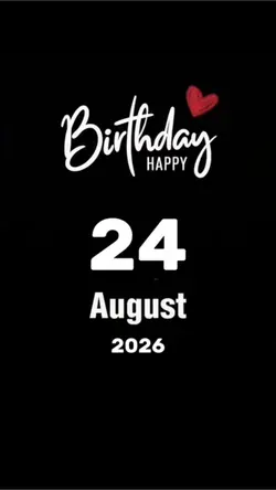 Hbd 24 August 2026