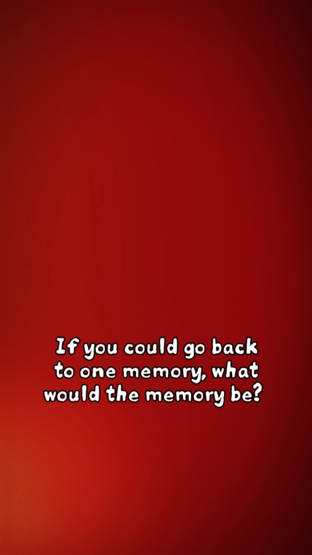 back to one memory