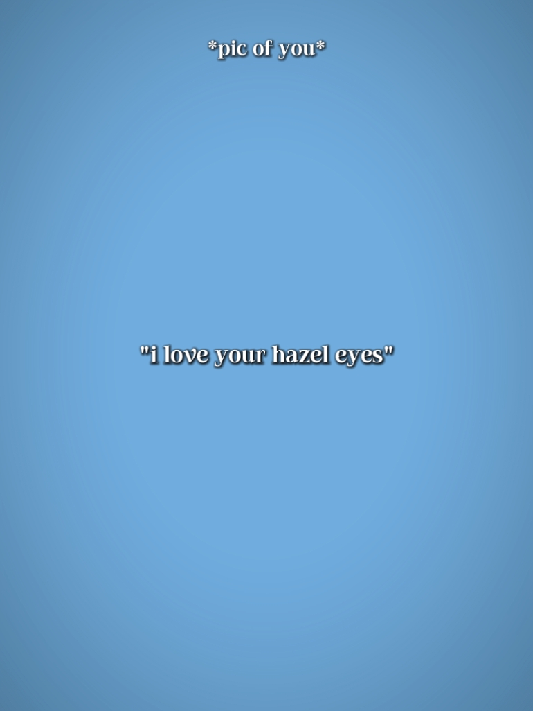 Haselnussbraune Augen
