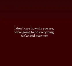 I don’t car