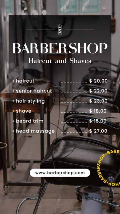 story : pricelist