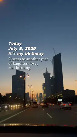 July 8 2025 my bday