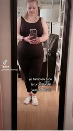 Probando el vestido