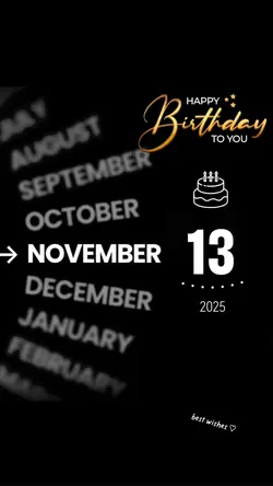 birthday 13 November