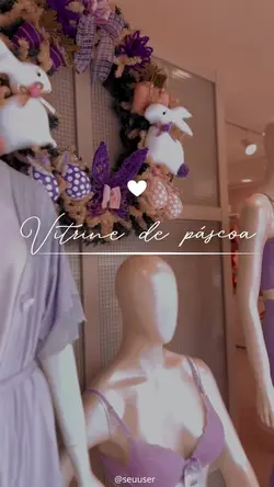 Vitrine de Páscoa 