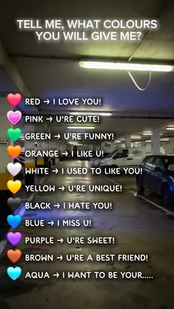 what colours u give