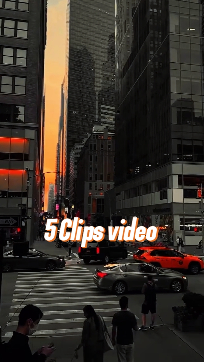 5 clipes de vídeo