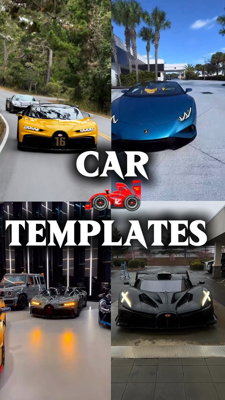 Car Templates 🏎️🚗🚙