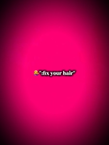 fix your hair