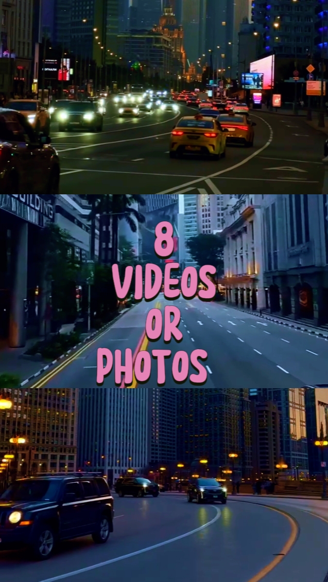 8 VÍDEOS OU FOTOS 