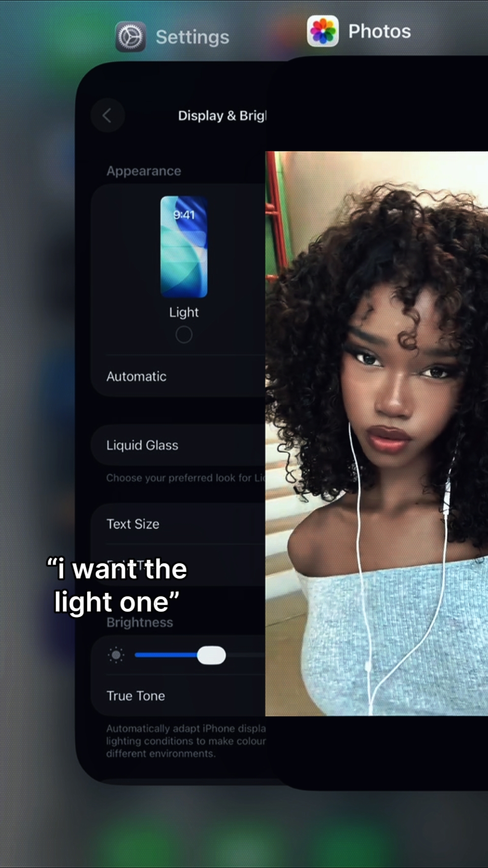 i want the light one