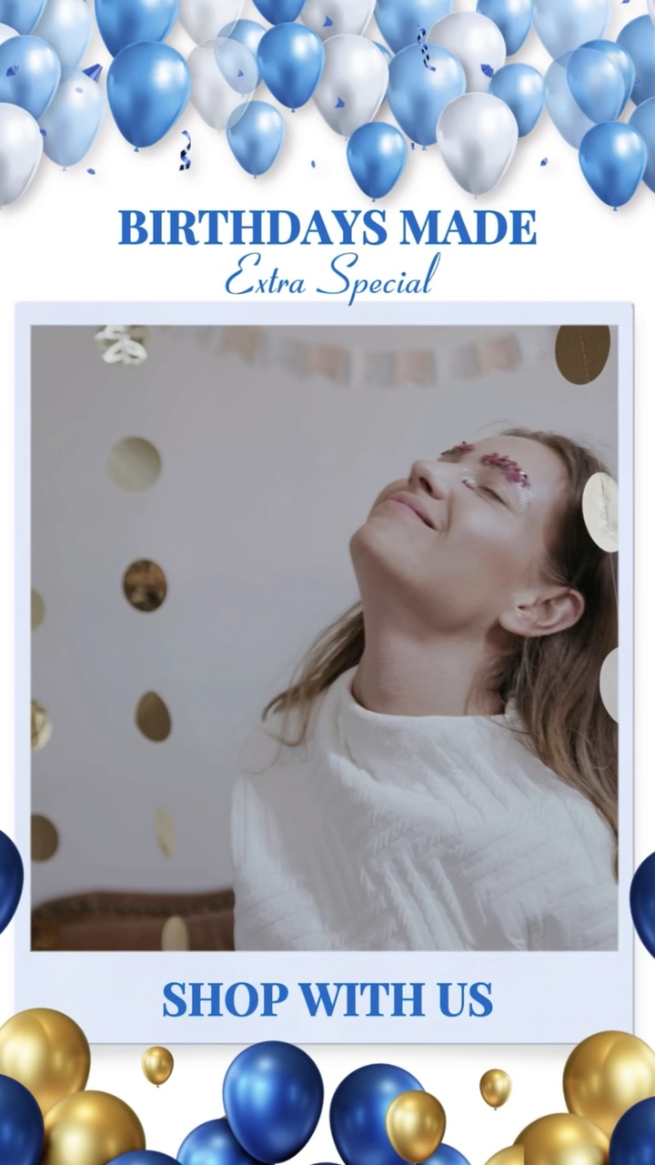 Pôsteres dinâmicos do modelo de negócios do cenário de aniversário 