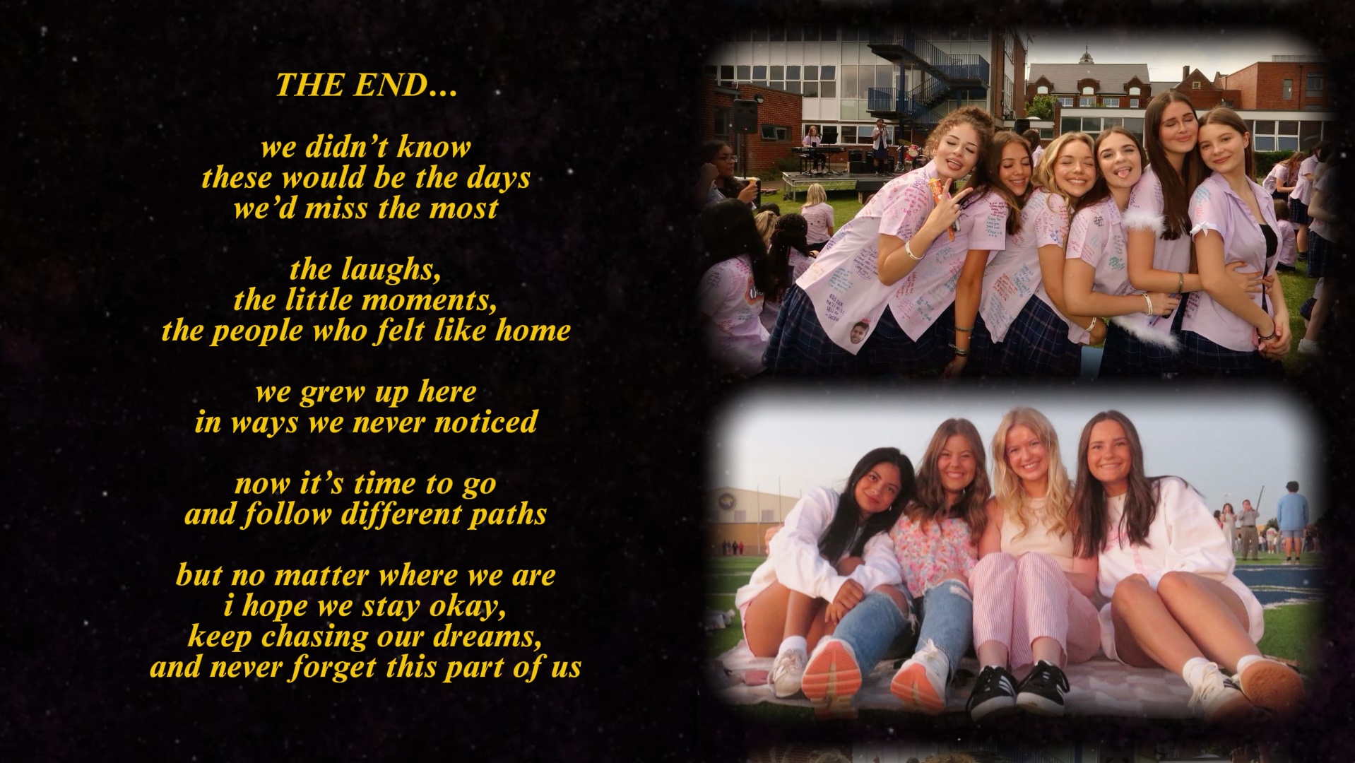 End Of School 2026