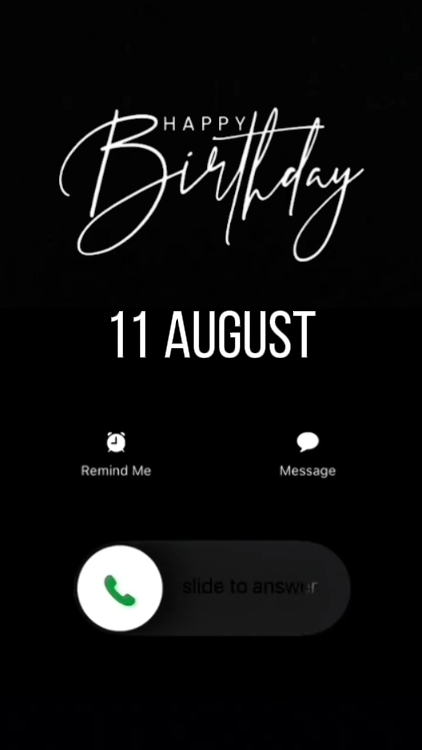BDAY SON 11 AUGUST