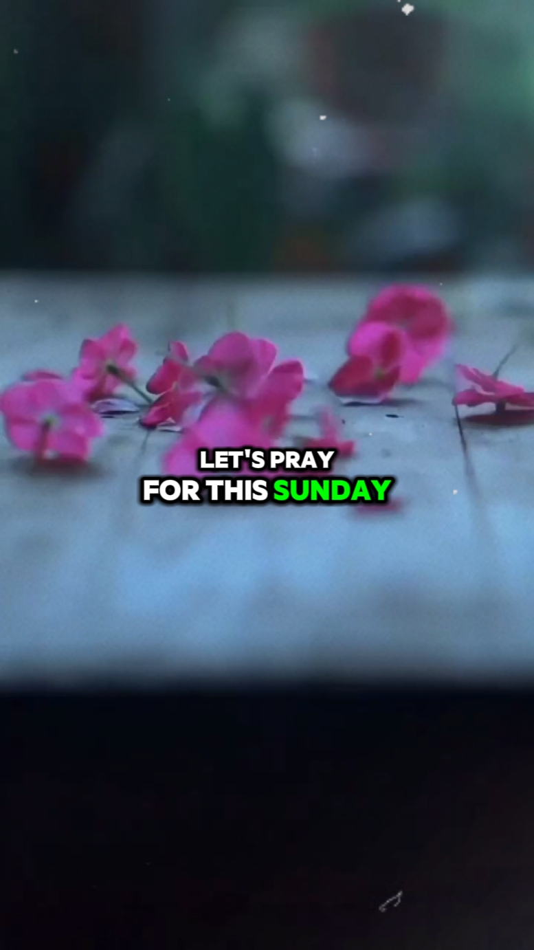 Let's Pray ForSunday