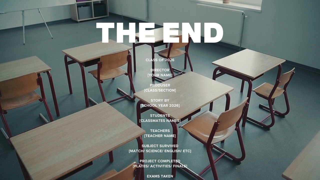 Ende der Schule 2026