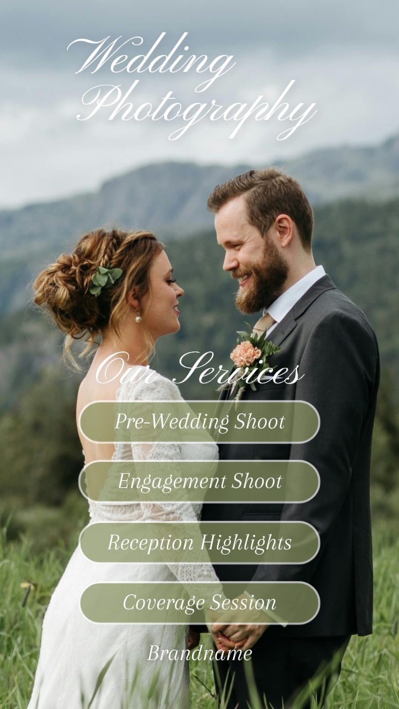 Minimalist Wedding Photography Reel Ads