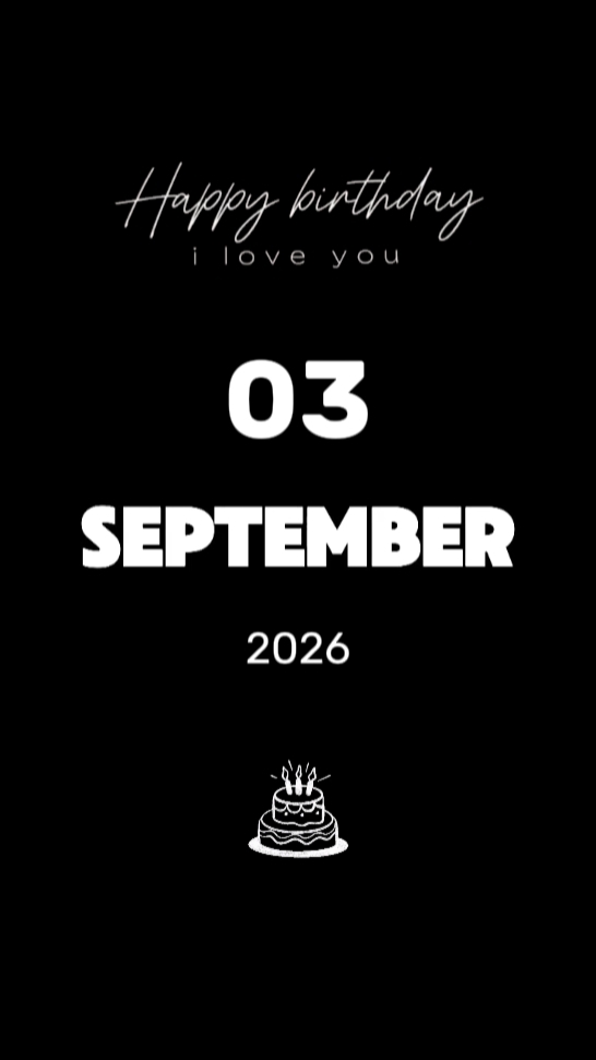 HBD HUSBAND 3 SEPTEM