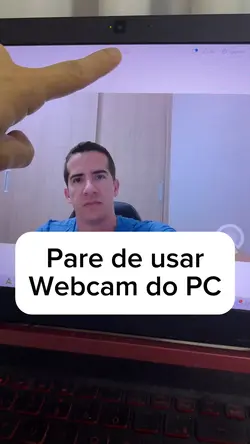Pare de usar webcam