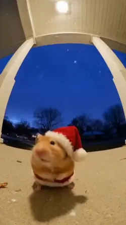 santa hamster 