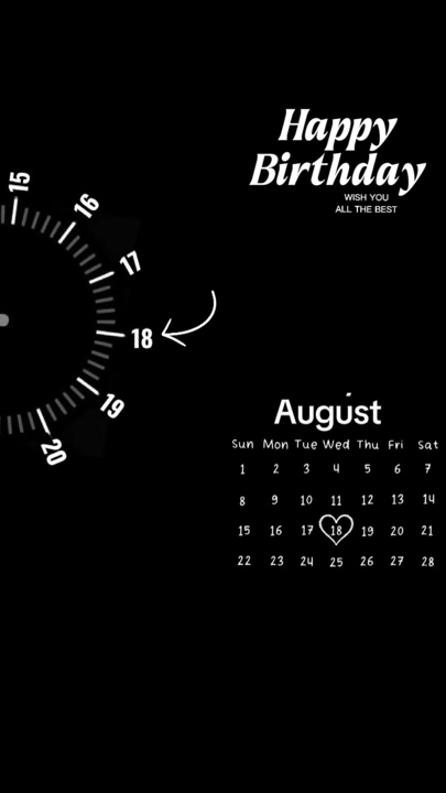 Hbd 20 août 2026 