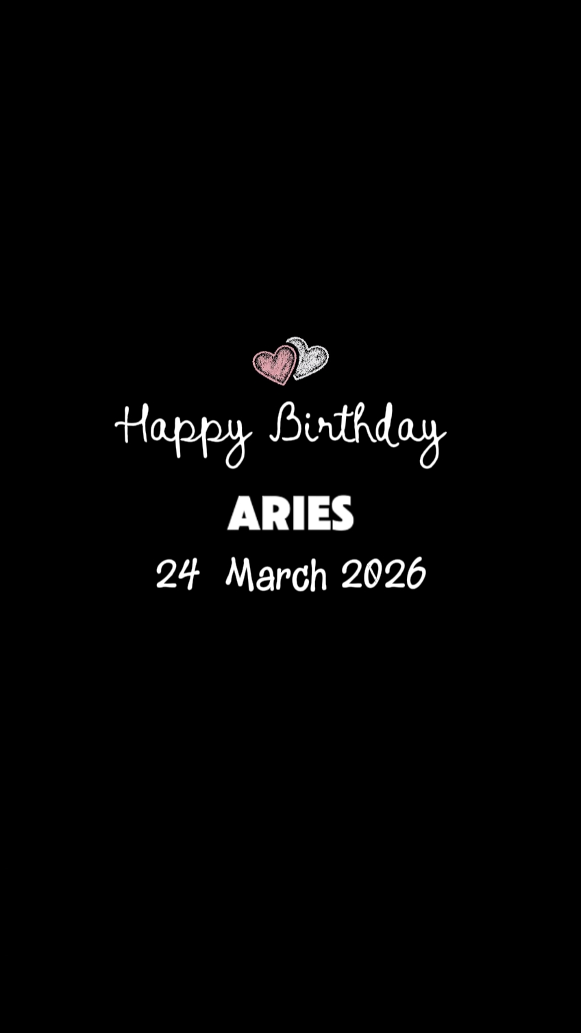 Birthday 24 March