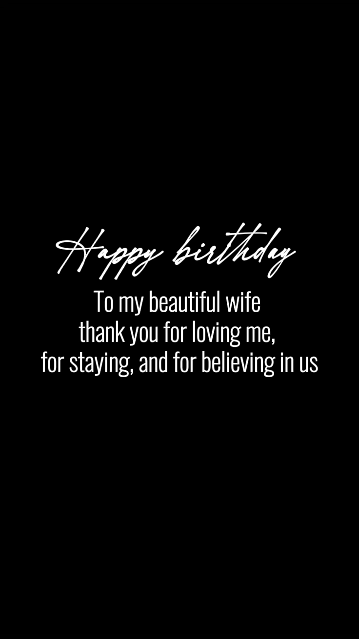 HBD MINHA ESPOSA