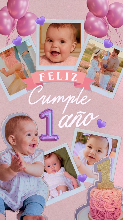Feliz cumple 1 año 🎂